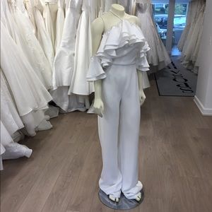 SAMPLE SALE! Lee Petra Bridal Jumpsuit: Lily